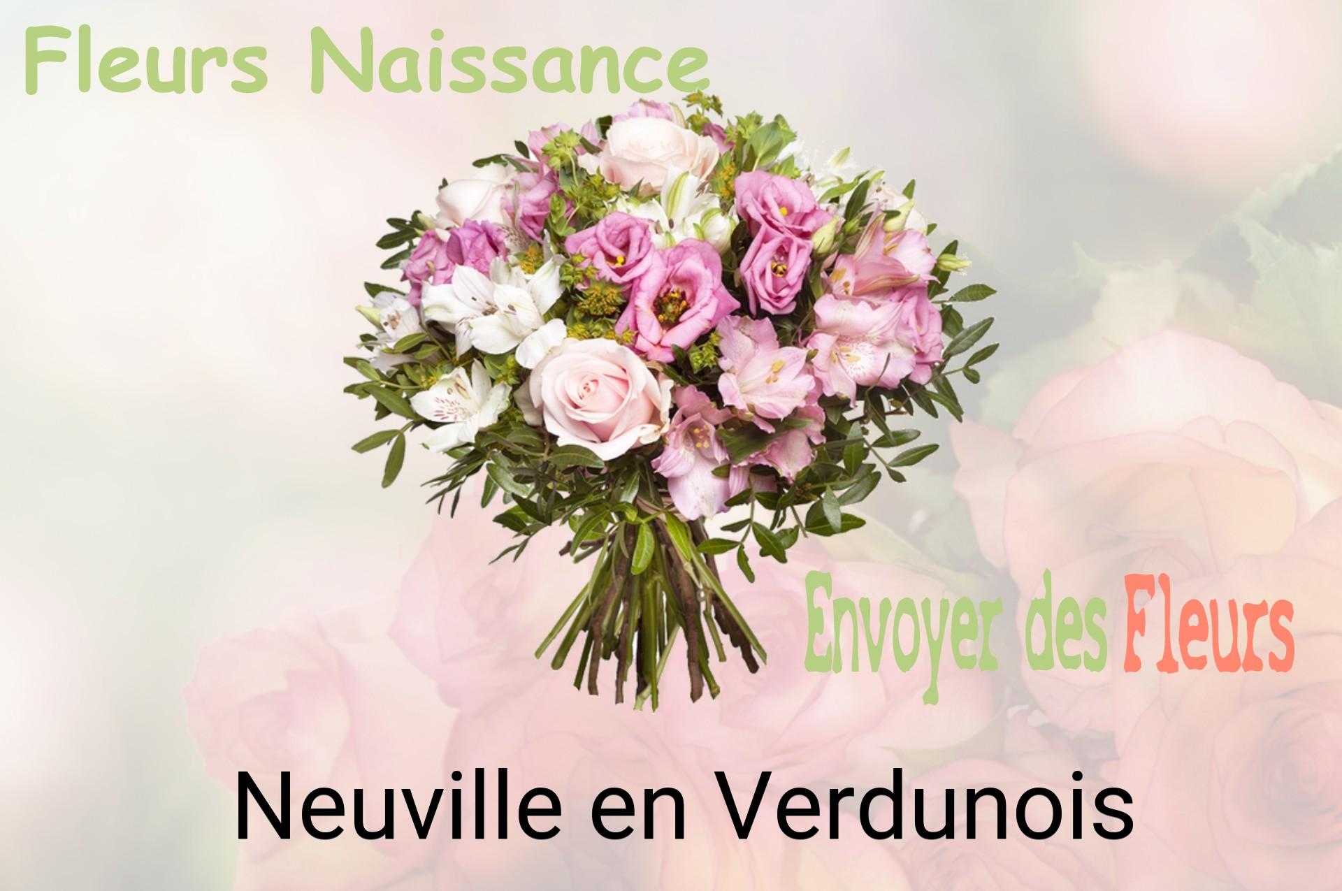 Bouquet de fleurs de naissance livré à Neuville-en-Verdunois