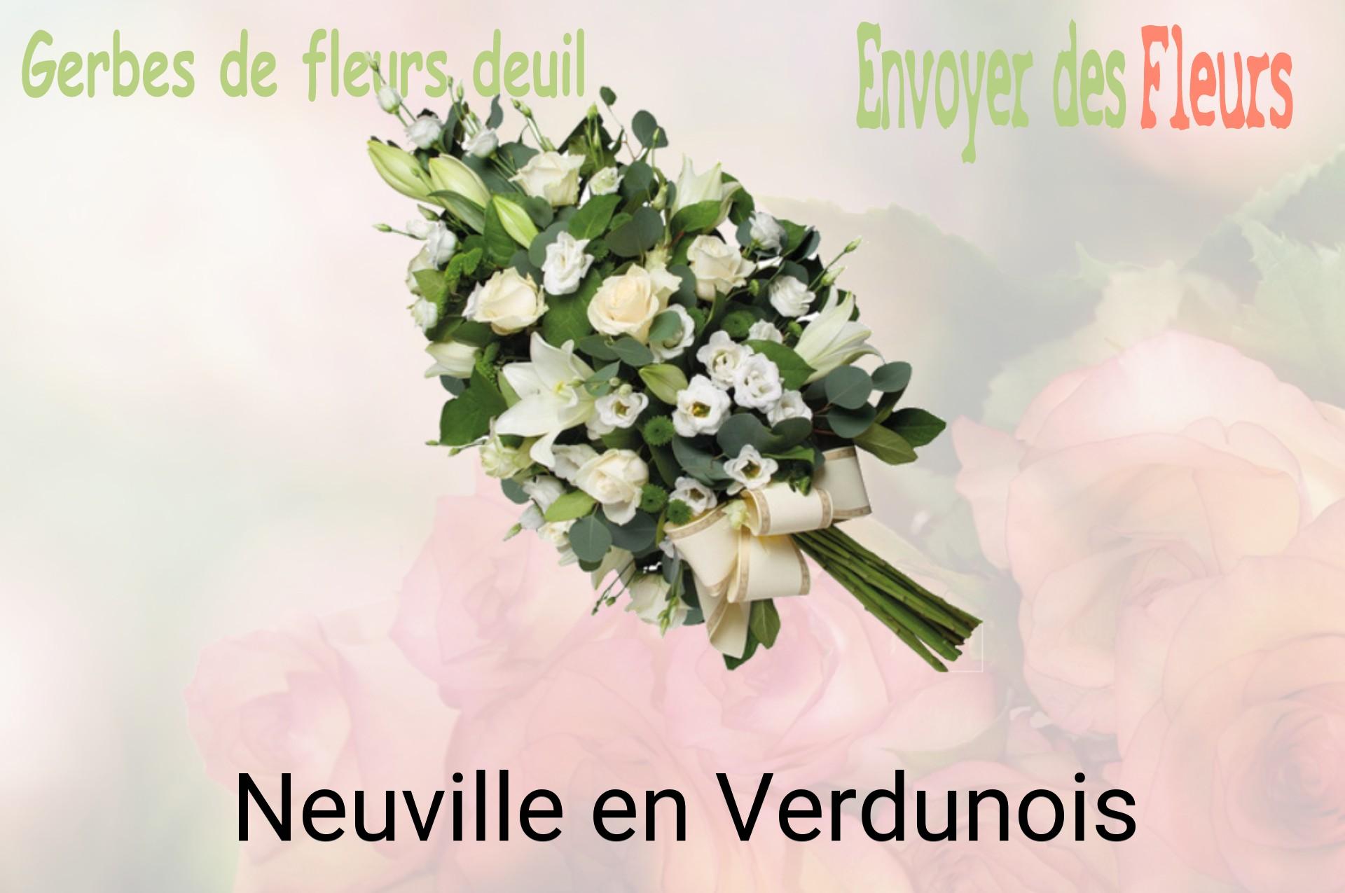 Gerbe de fleurs de deuil livrée à Neuville-en-Verdunois